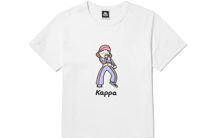 Kappa T Shirts Women's Crew Neck Moderate Straight Fit