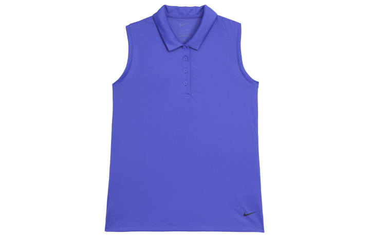 Nike Nike Polo Shirts Women's Blue Polo Collar Moderate Straight Fit
