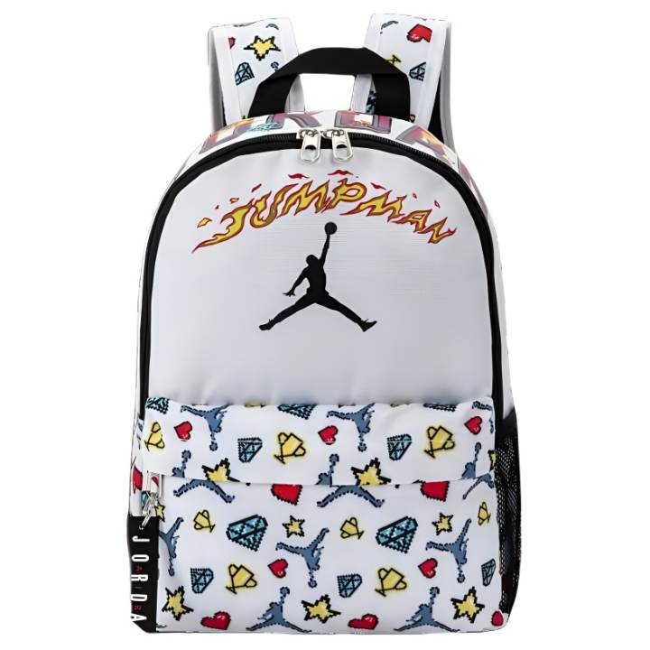 Jordan Jordan Polyester Casual Backpack Small Women's White