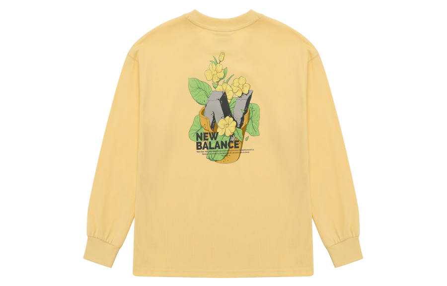 New Balance New Balance T Shirts Women's Lemon Crew Neck Moderate Straight Fit