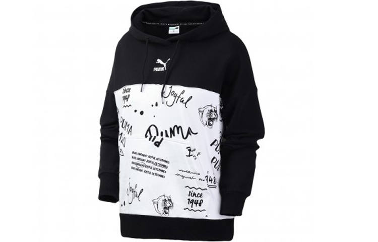 PUMA CLASSICS Sweatshirts Women's Hooded Moderate Regular
