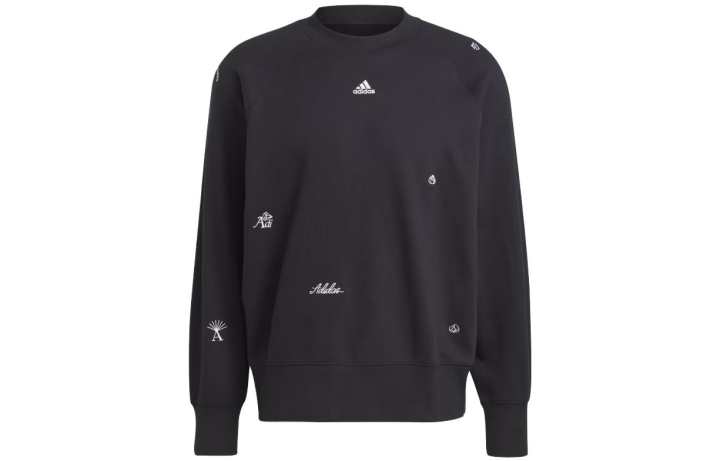 Adidas Adidas Sweatshirts Women's Black Crew Neck Moderate Regular
