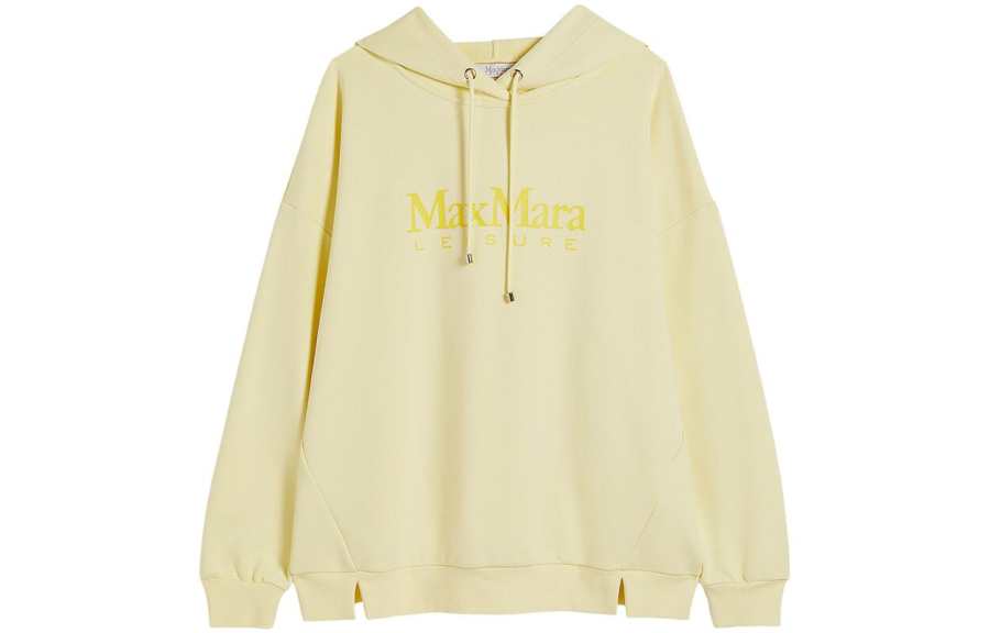 MaxMara MaxMara Sweatshirts Women's Yellow Hooded Moderate Regular