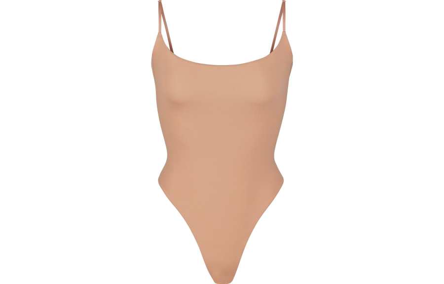 Skims Flts Everybody Caml Bodysult Jumpsuit Women's OCHRE/Ochre