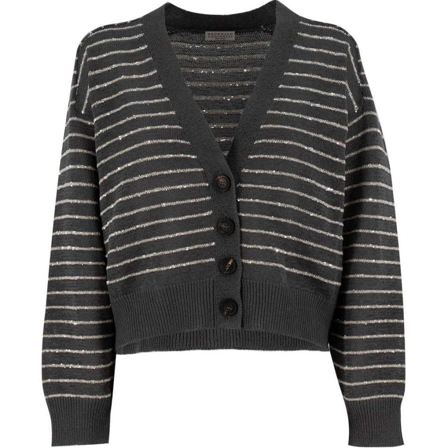Brunello Cucinelli Knitwear Women's Charcoal Gray