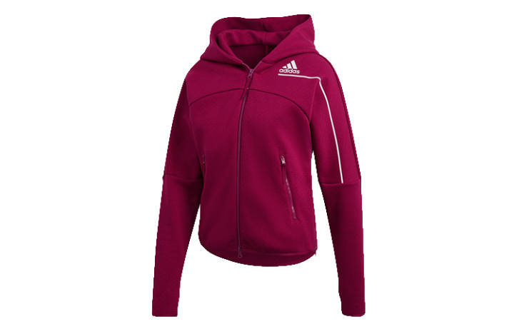 Adidas Adidas Jackets Women's Russet Red Hooded Moderate Other