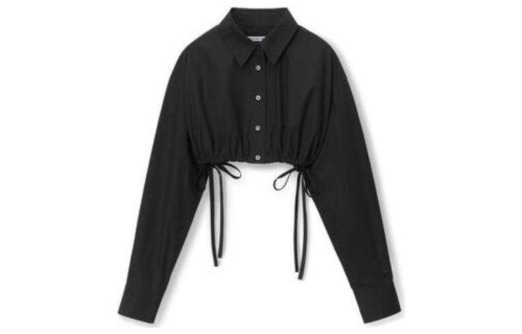 Alexander Wang Alexander Wang Solid Color Shirt Women's Black