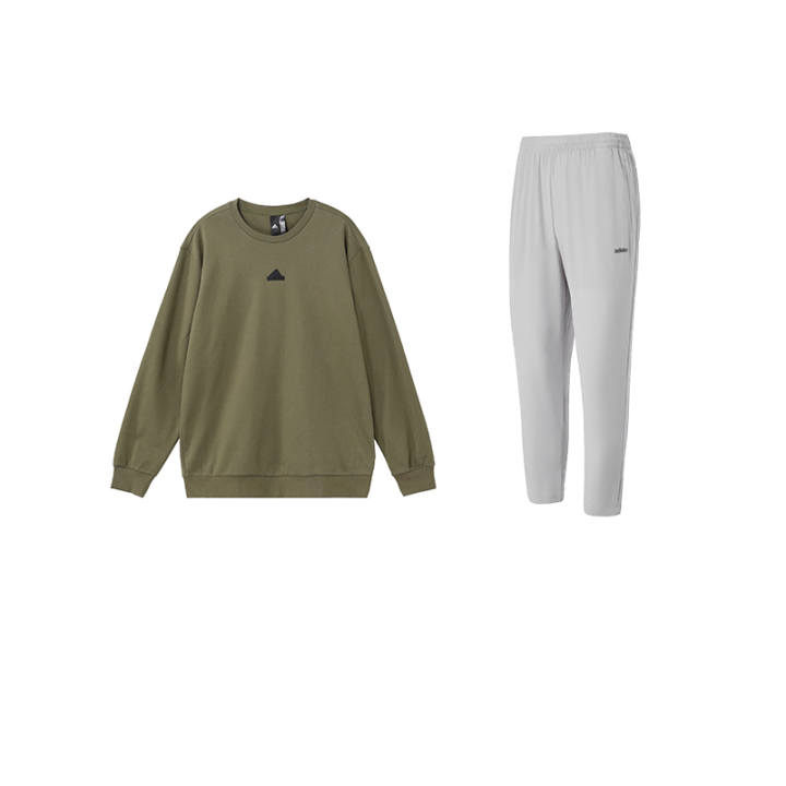 Adidas Adidas Sweatshirt Sets Men's Crew Neck Moderate