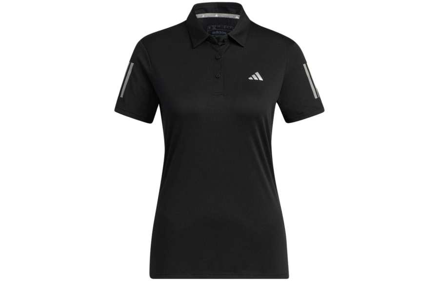 Adidas Adidas Polo Shirts Women's Black Polo Collar Moderate Other