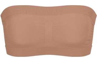 Skims Strapless Tops Women's Ochre Moderate Straight Fit