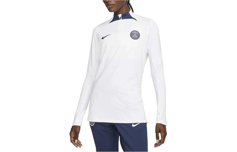 Nike Nike T Shirts Women's White Stand Collar Moderate Straight Fit