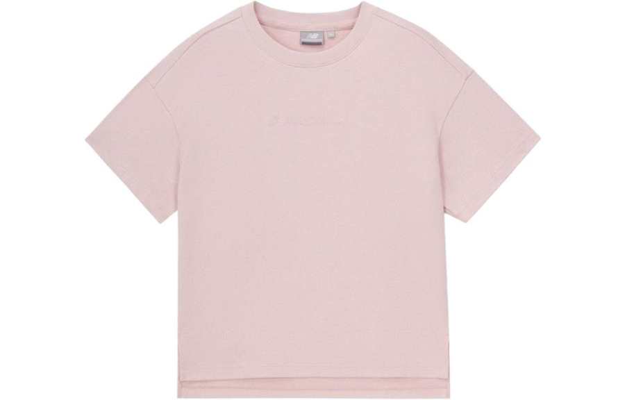 New Balance New Balance Drop Shoulder Sleeve T Shirt Women's Pink