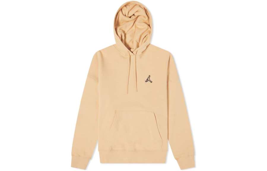 Jordan Jordan Sweatshirts Women's Beige Yellow Hooded Moderate Regular