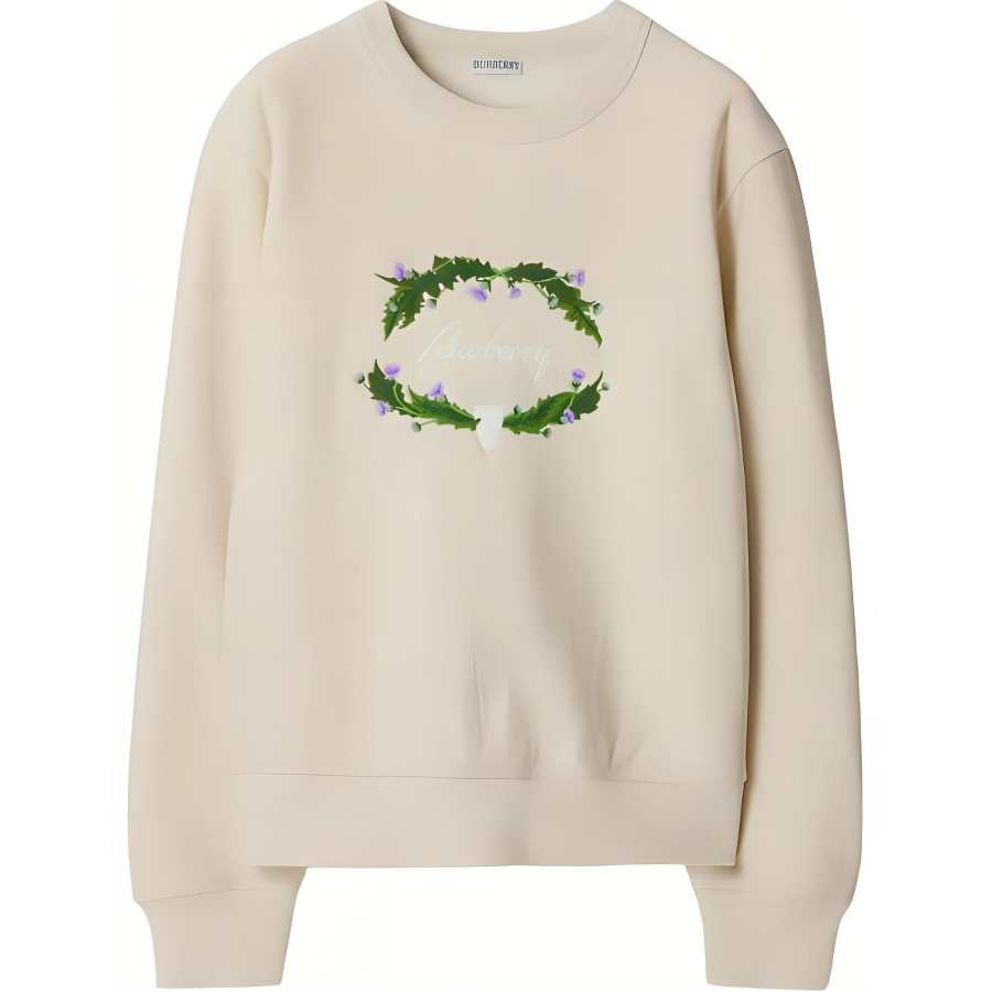 Burberry Burberry Sand cotton blend sweatshirt