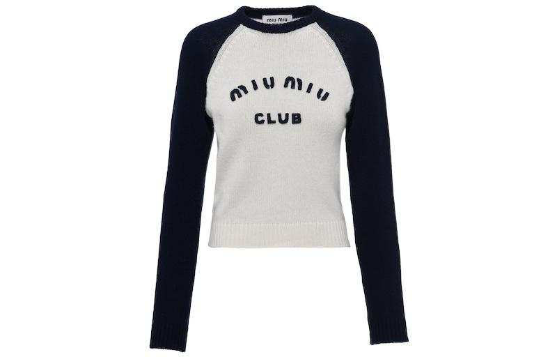MIU MIU SS23 Cashmere Clothing Women's White