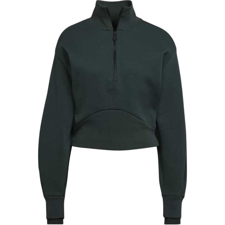 Adidas Adidas Sweatshirts Women's Green Stand Collar Moderate Regular