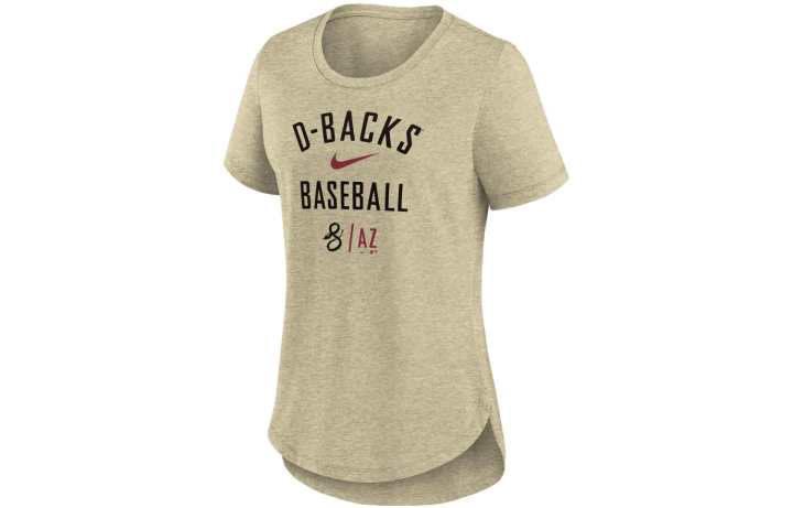 Nike Nike T Shirts Women's Khaki Crew Neck Moderate Other