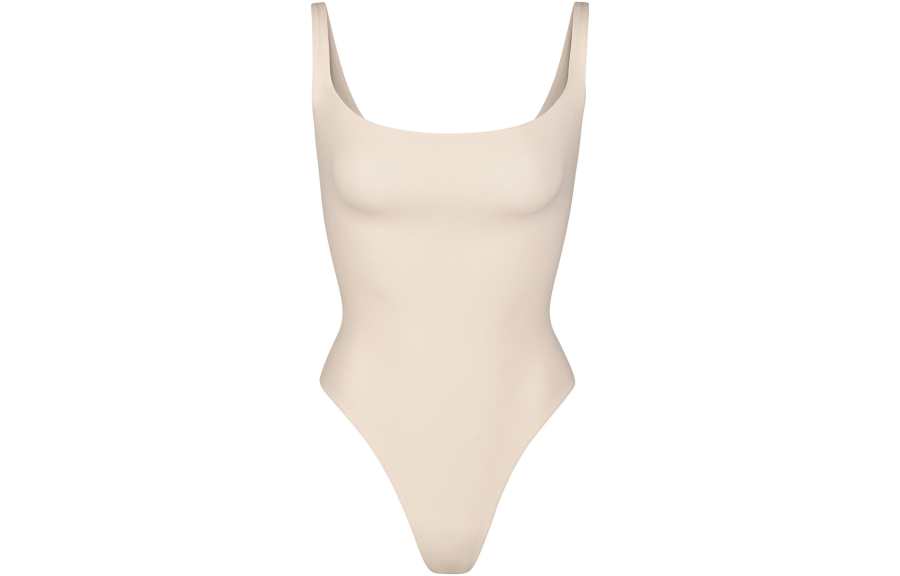 Skims FITS EVERYBODY SQUARE NECK BODYSUIT Jumpsuit Women's Sand/Sand