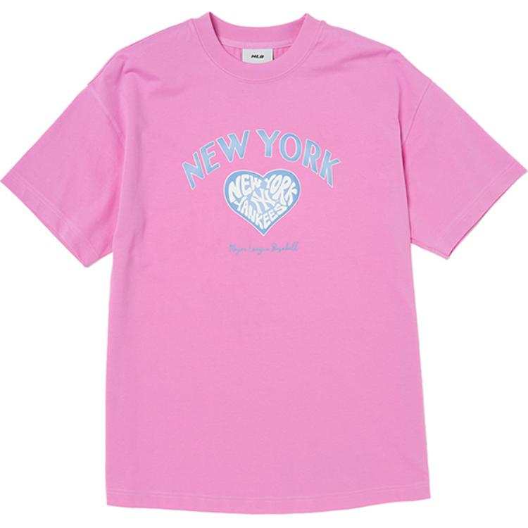 MLB New York Yankees T Shirt Women's Light Purple