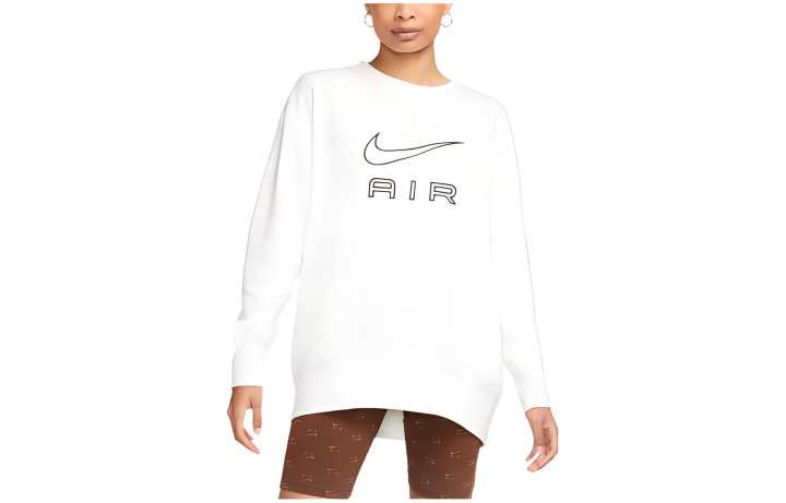 Nike Nike Sweatshirts Women's White Crew Neck Moderate Regular