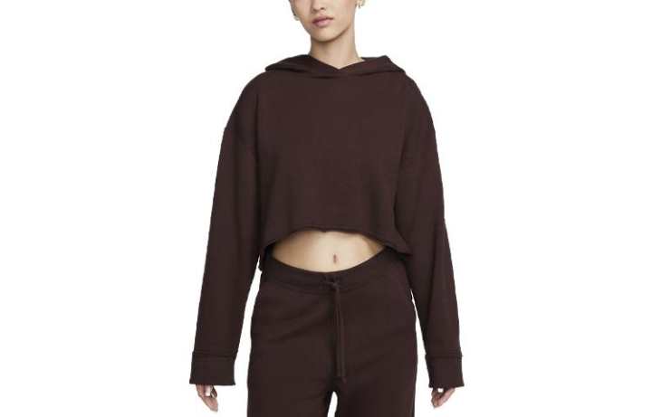 Nike Nike Sweatshirts Women's Brown Hooded Moderate Regular