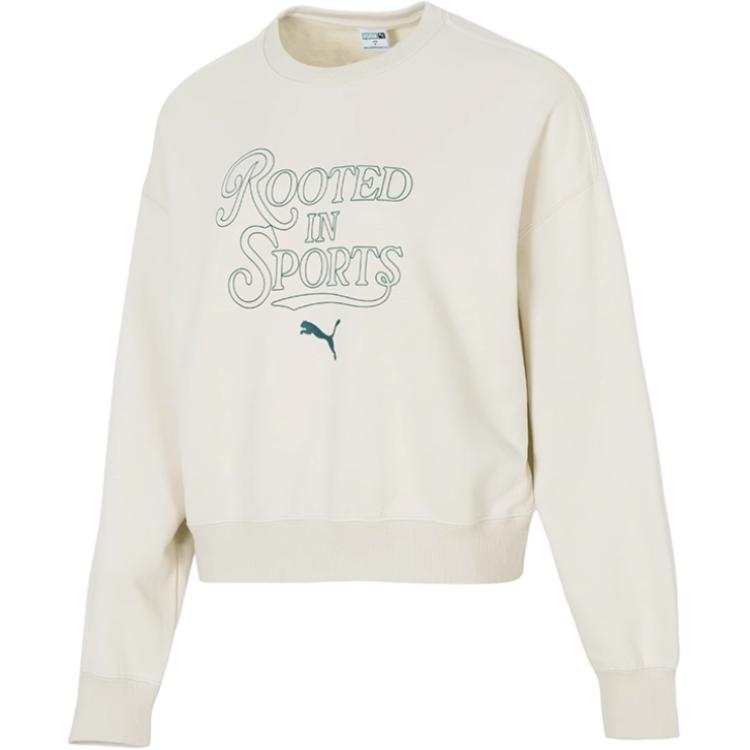 PUMA Sports Life Collection FW24 Sweatshirt Women's Ecru