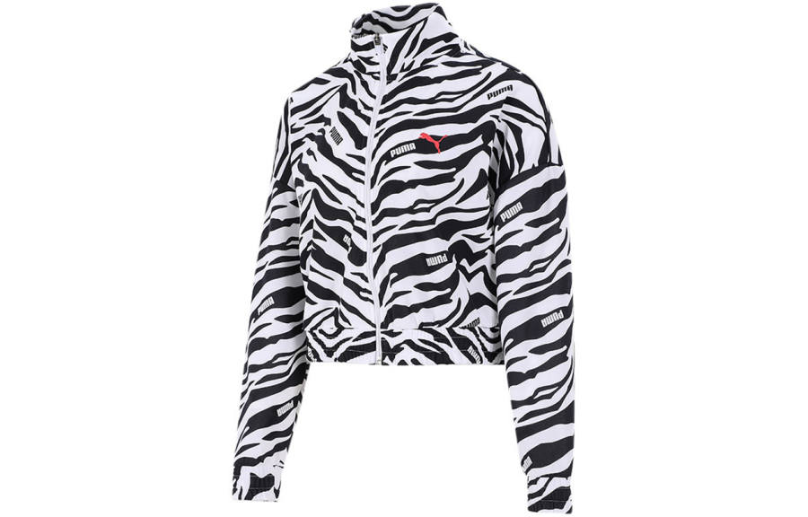 PUMA Jackets Women's Black Stand Collar Moderate Other