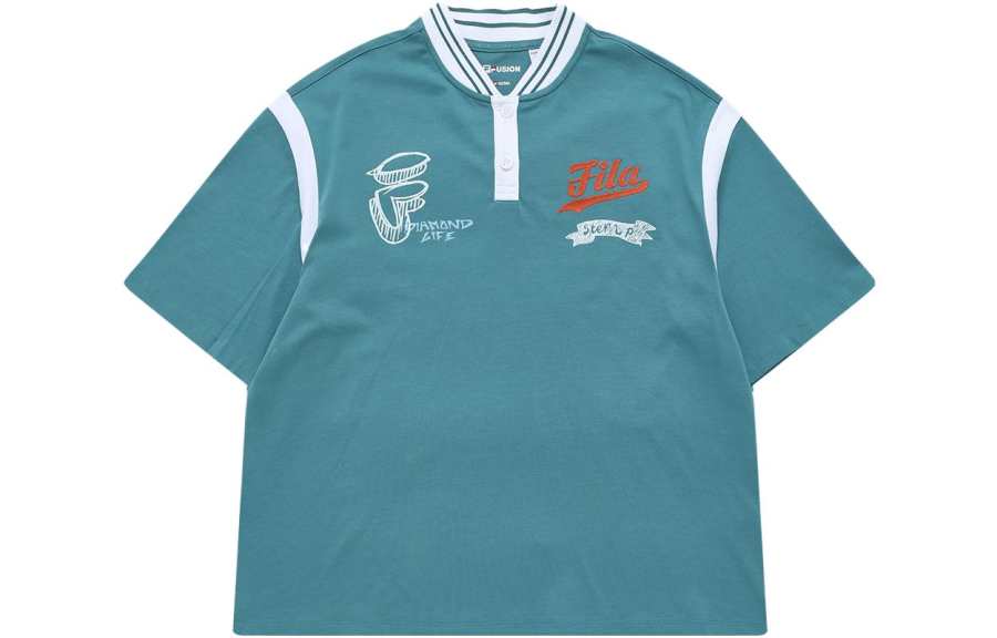 FILA FUSION Polo Shirt Women's Pine Green