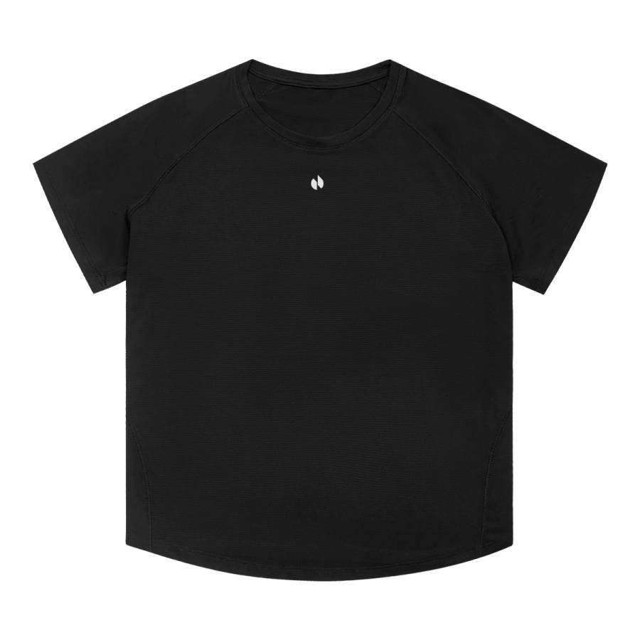 HOTSUIT T Shirts Women's Crew Neck Thin Straight Fit