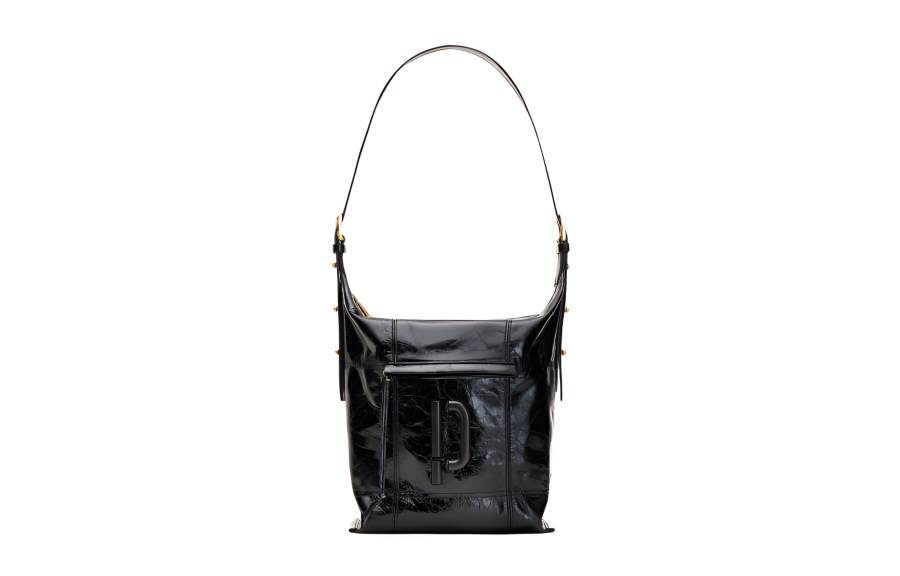 PECO Cow Leather Crossbody Bag, Shoulder Bag Unisex Black/Pink/Denim/White