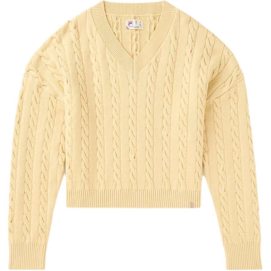 FILA BASELINEChunky FW24 Knitwear Women's Yellow