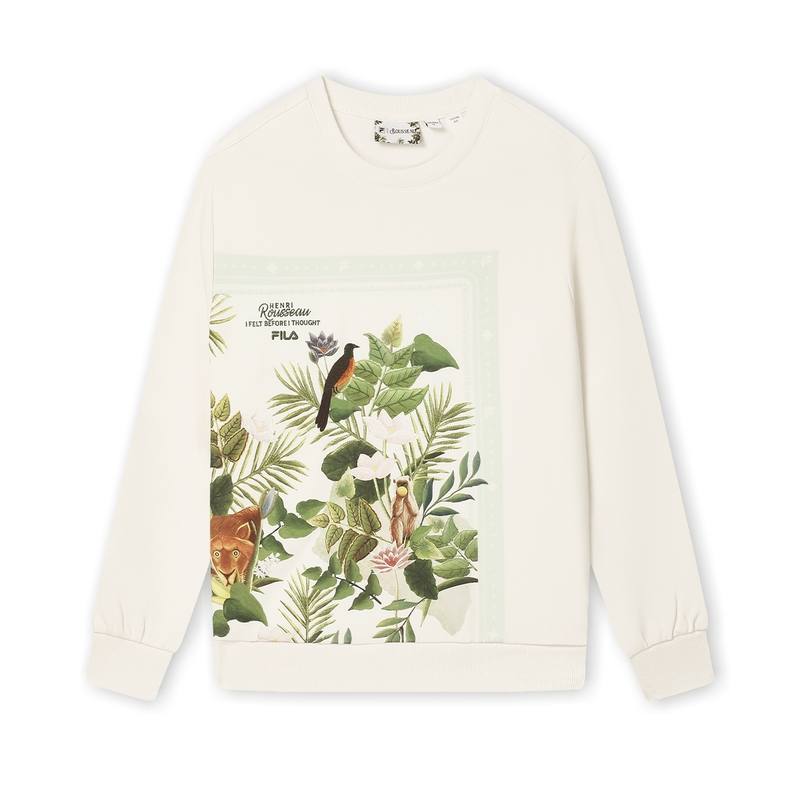 FILA x LUSUO Sweat Sweatshirt Women's Oat Beige