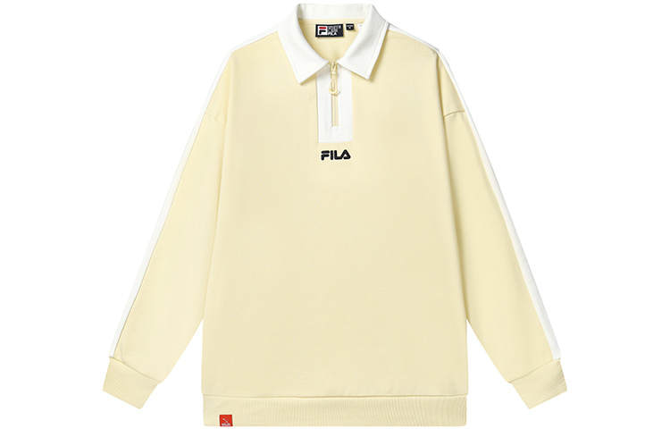 FILA Polo Shirt Women's Apricot Light Yellow