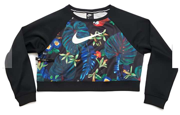 Nike Nike Sweatshirts Women's Black Crew Neck Moderate Regular