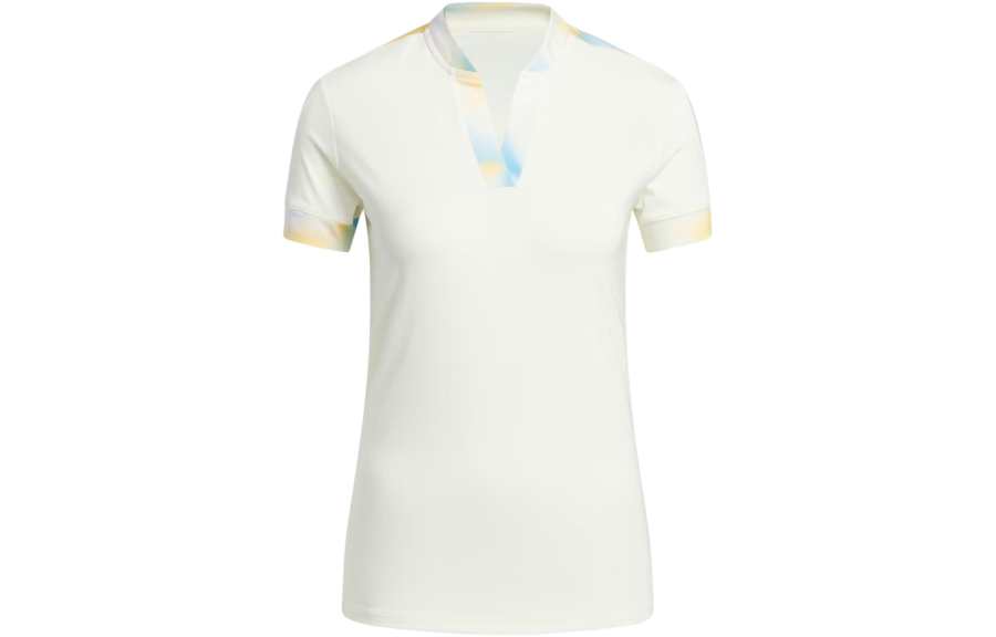 Adidas Adidas Ultimate365 Printed Polo Shirt Polo Shirt Women's Ivory White