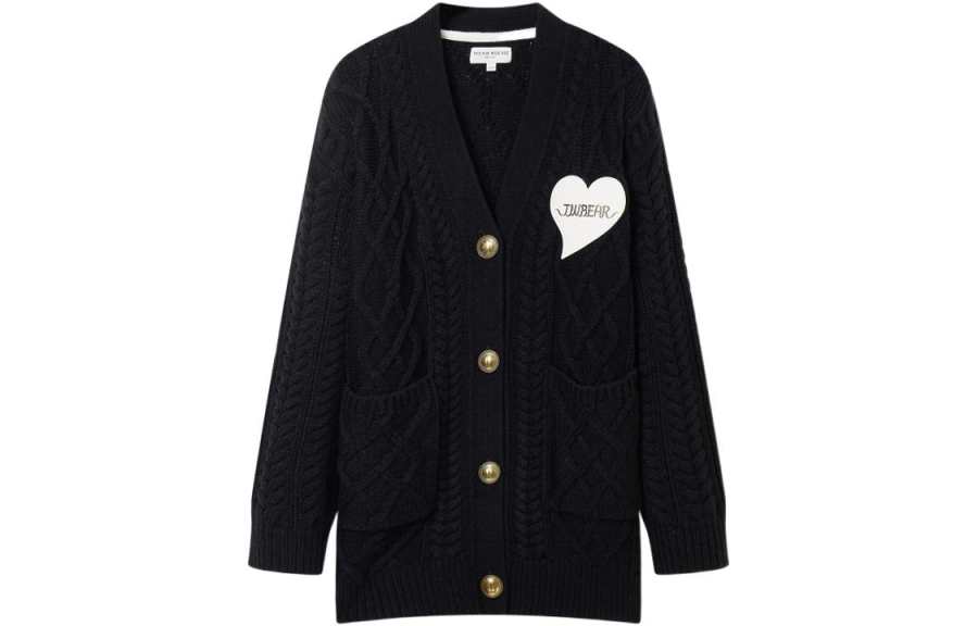 Teenie Weenie Knitwear Women's V Neck Moderate Cardigan
