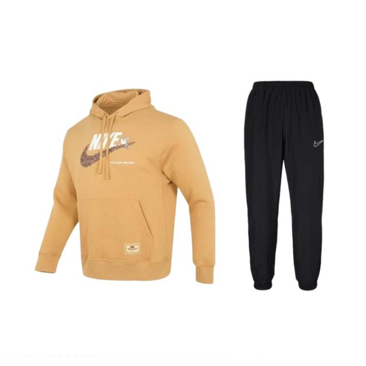 Nike Nike Casual Sportswear Men's Yellow/Black Hooded Moderate