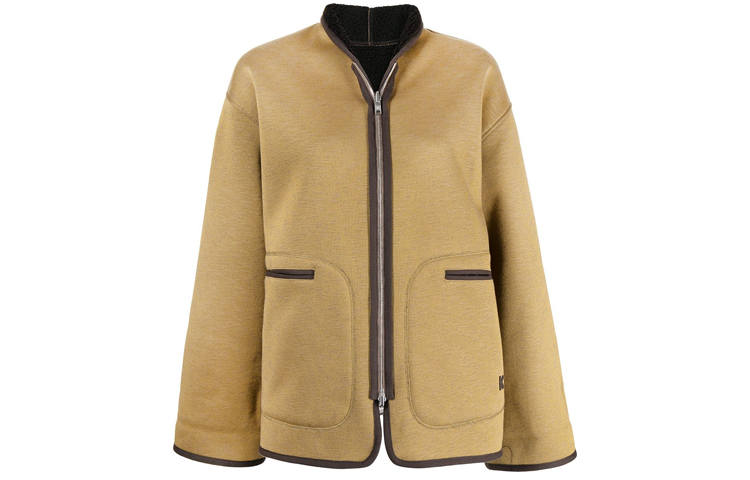 KENZO KENZO Jackets Women's Brown Lapel Moderate Other