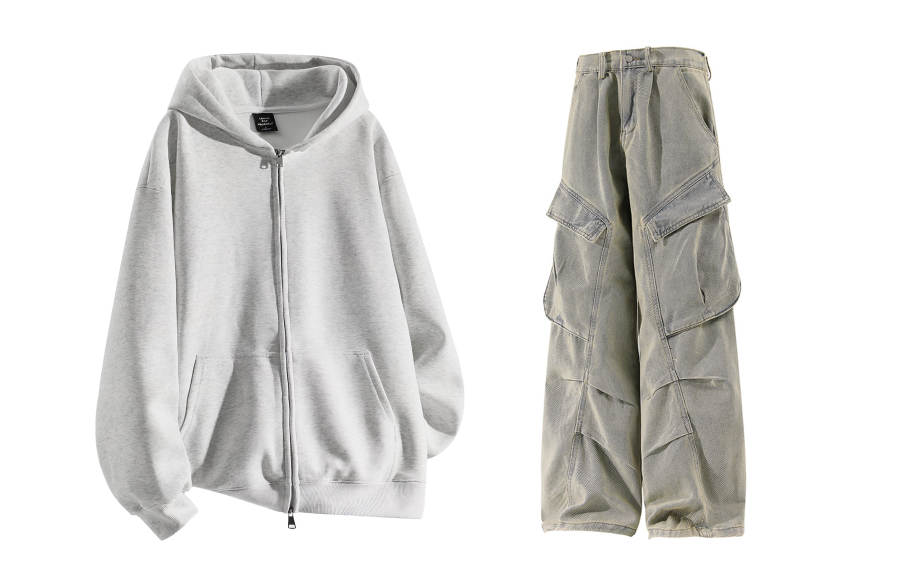GWAF Sweatshirt Sets Unisex Hooded Moderate