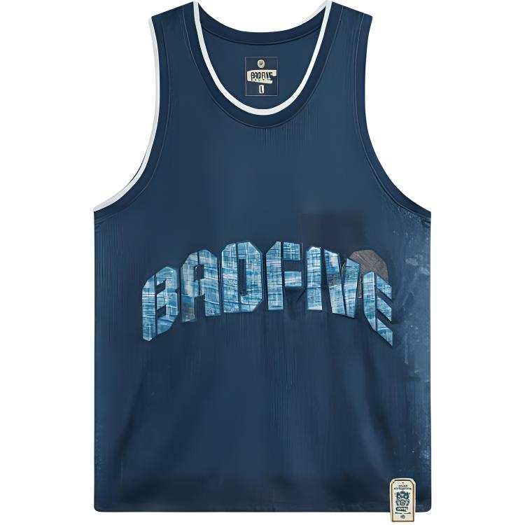 Li-Ning Li Ning Basketball Jersey Men's Sea Salt Blue All Over Print