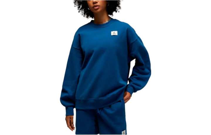 Jordan Jordan Sweatshirts Women's Blue Crew Neck Moderate Regular