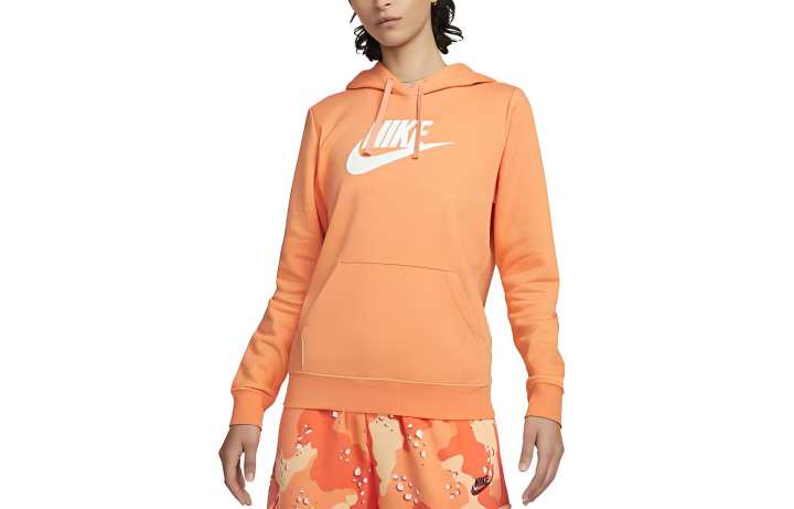 Nike Nike Sweatshirts Women's Orange Hooded Moderate Regular