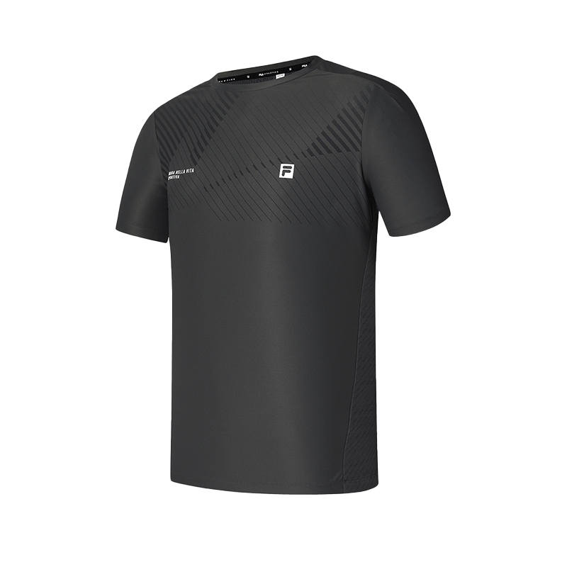 FILA AthleticsFitness T Shirt Men's Dark Ink Gray
