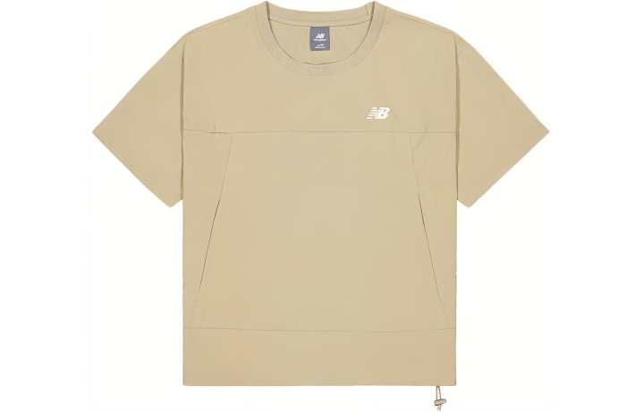 New Balance New Balance Drop Shoulder Sleeve T Shirt Women's Khaki