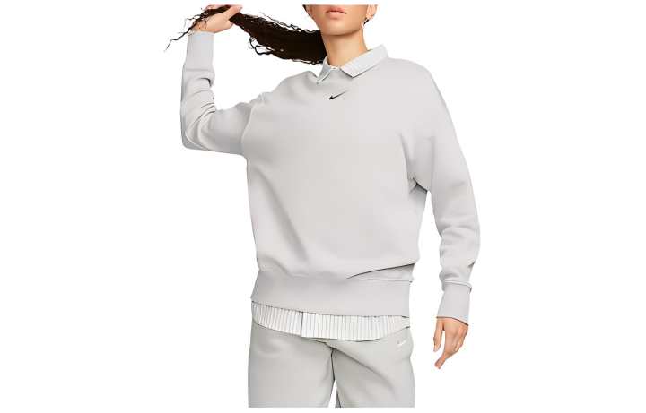 Nike Nike Sweatshirts Women's Gray Crew Neck Moderate Other