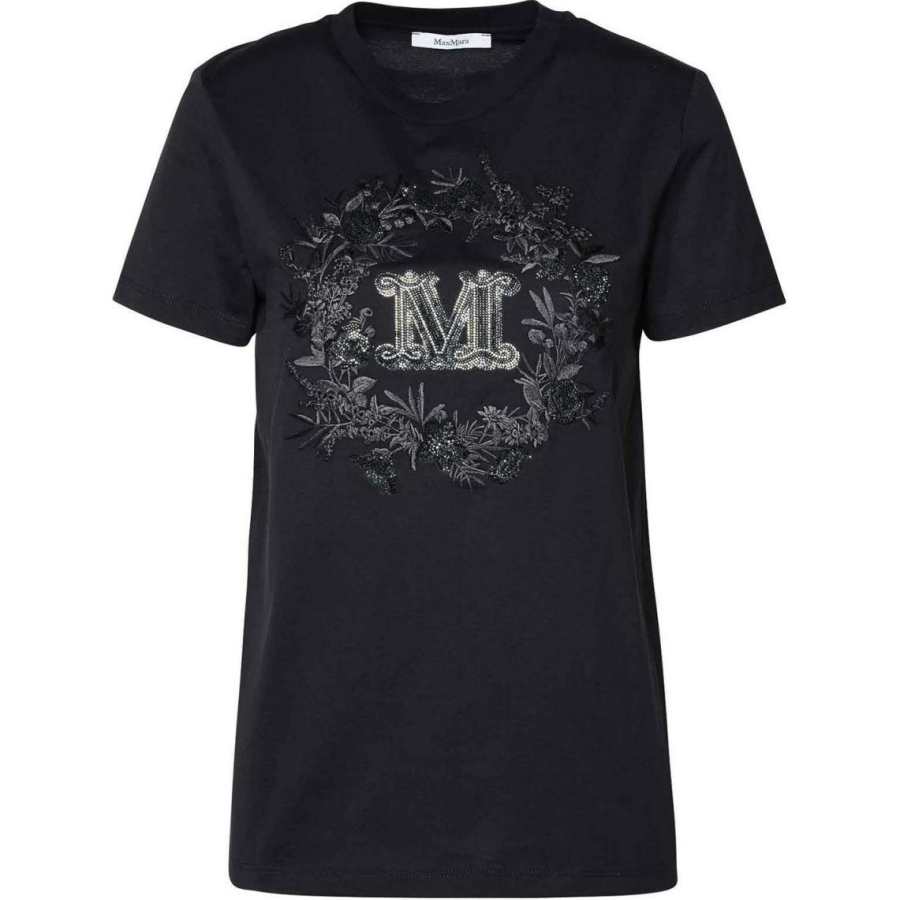 MaxMara MaxMara Logo Embellished Crewneck T Shirt