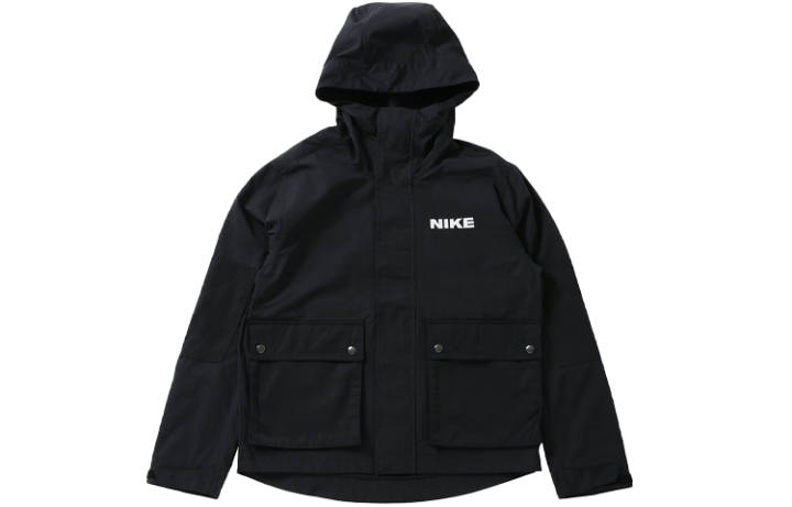 Nike Nike Jackets Men's Black Hooded Moderate Workwear