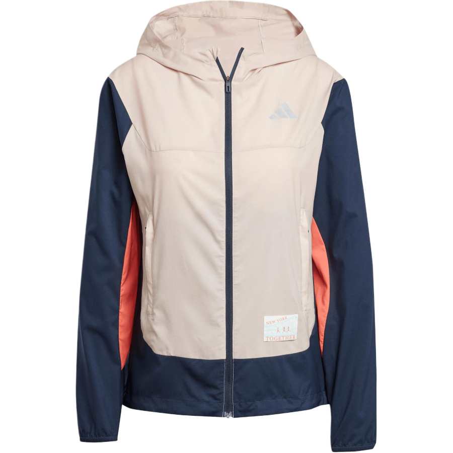 Adidas Adidas New York City FC FW24 Jacket Women's Navy Blue/Wonder Taupe/Light Scarlet