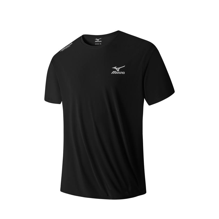 Mizuno T Shirts Unisex Crew Neck Moderate Straight Fit