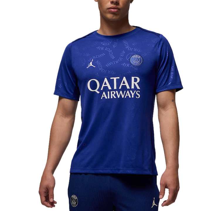 Jordan JORDAN Paris Saint Germain Academy Pro Fourth Men's JORDAN Dri FIT Soccer Short Sleeve Pre Match Top